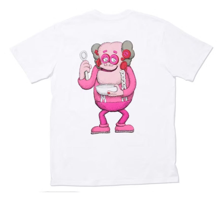 Camiseta KAWS x Monsters Franken Berry Blanco