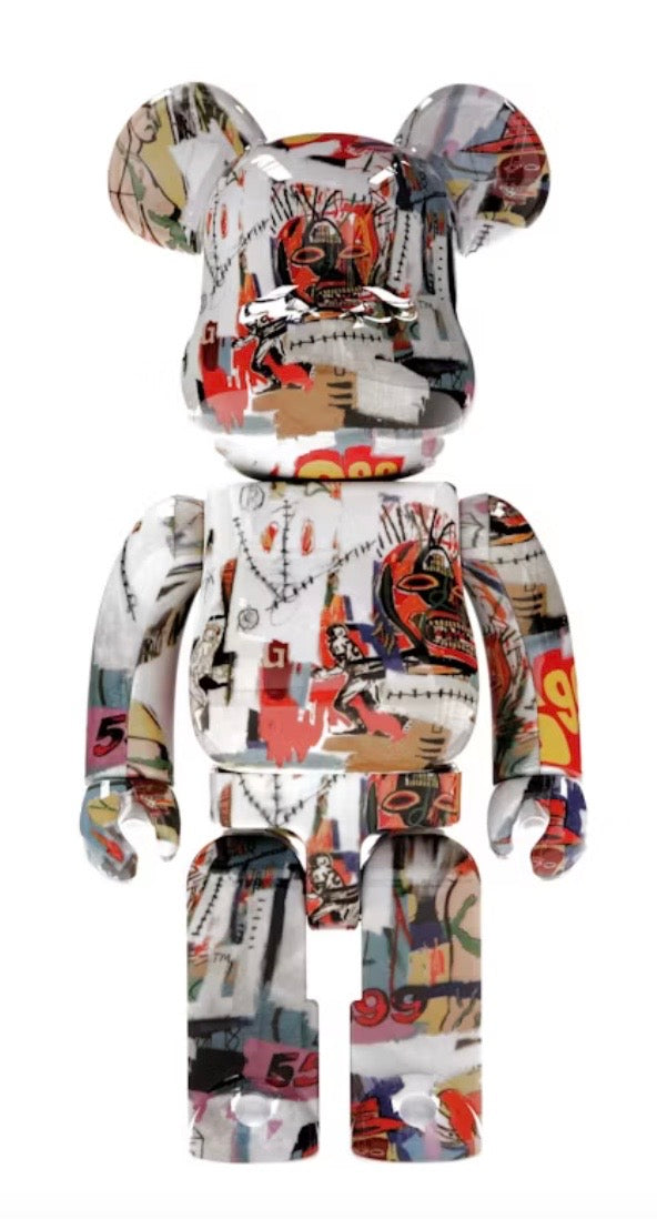 Bearbrick Andy Warhol x JEAN-MICHEL BASQUIAT #4 400%