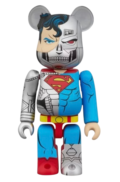 Bearbrick Cyborg Superman 100% & 400% Set