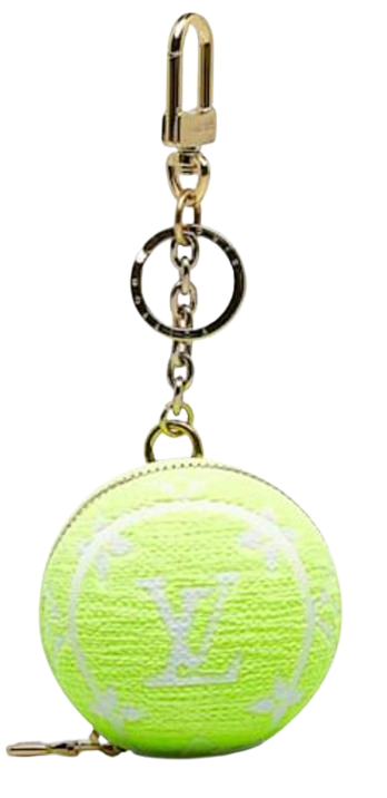 Charm para bolso de pelota de tenis con monograma verde de Louis Vuitton