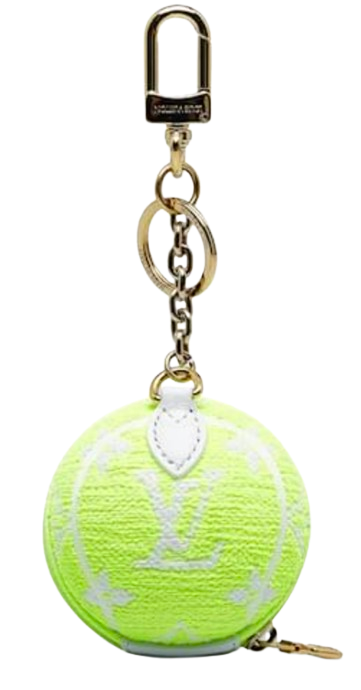 Charm para bolso de pelota de tenis con monograma verde de Louis Vuitton