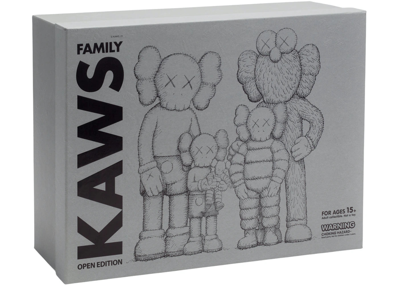 KAWS Family Set Grey/Pink