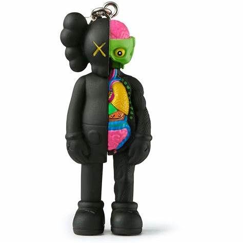 KAWS Companion Flayed Keychain Black (2009)