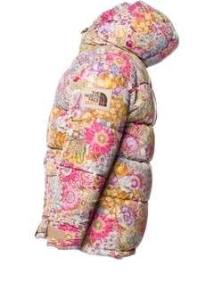 Gucci x North Face 2021 Floral Print Down Jacket