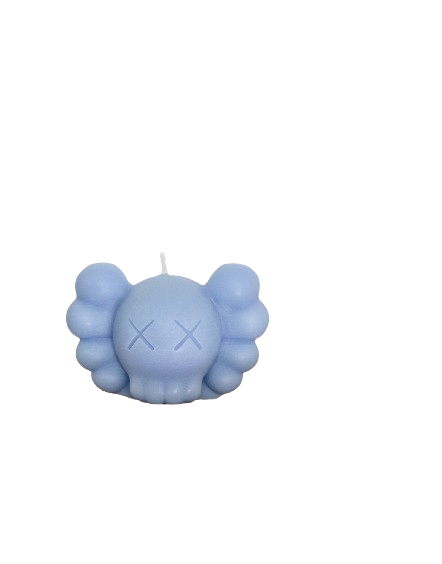 Vela Cabeza KAWS Companion Azul Pastel