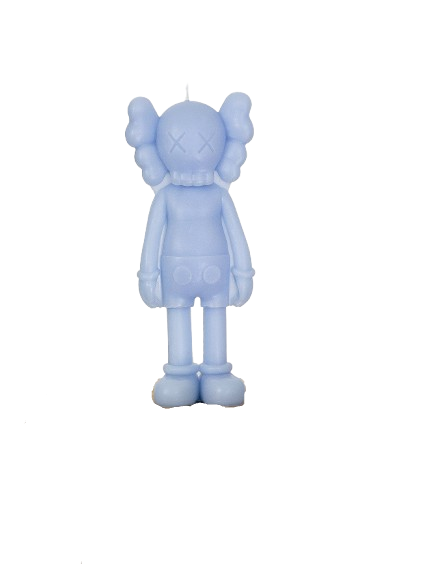 Vela KAWS Companion Azul Pastel