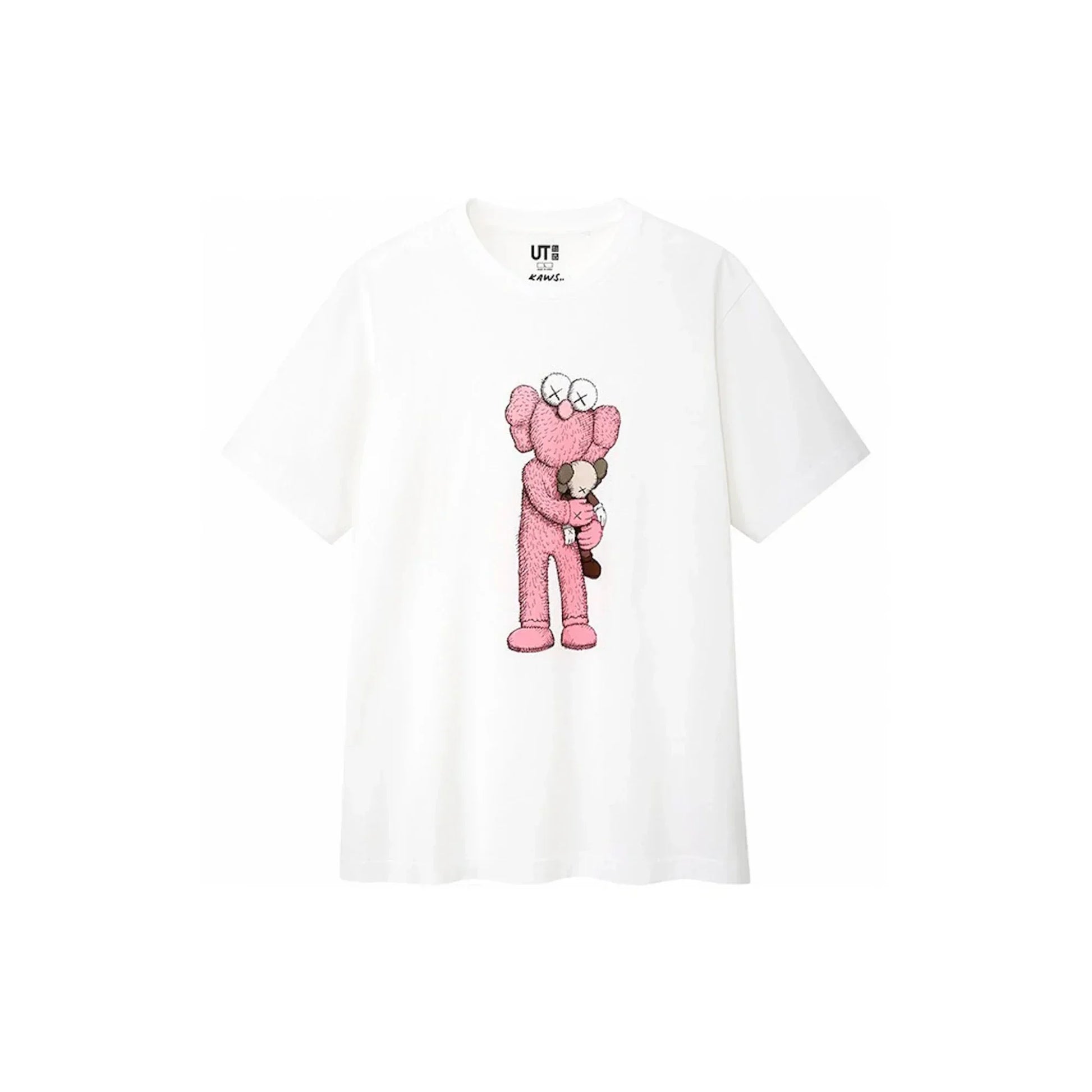 KAWS x Uniqlo Pink BFF Tee (US Sizing) White