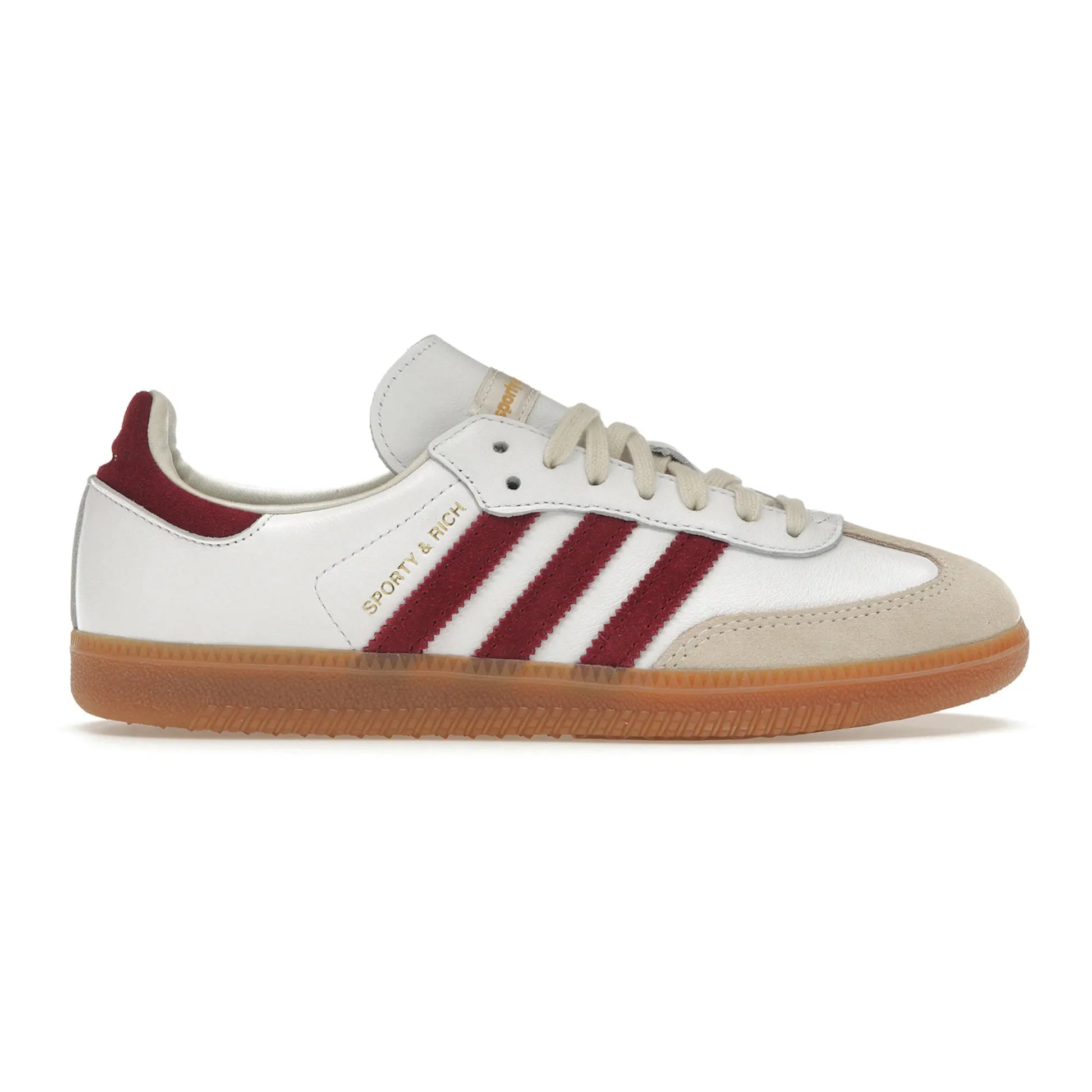 adidas Samba Sporty & Rich White Collegiate Burgundy