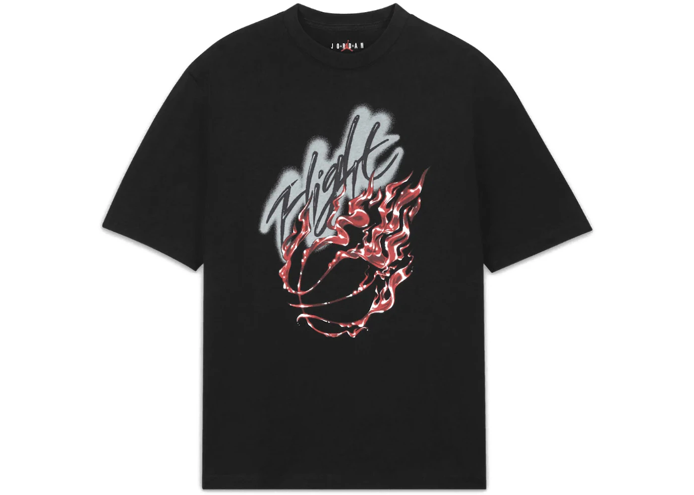 Travis Scott x Jordan Flight T-shirt graphique noir